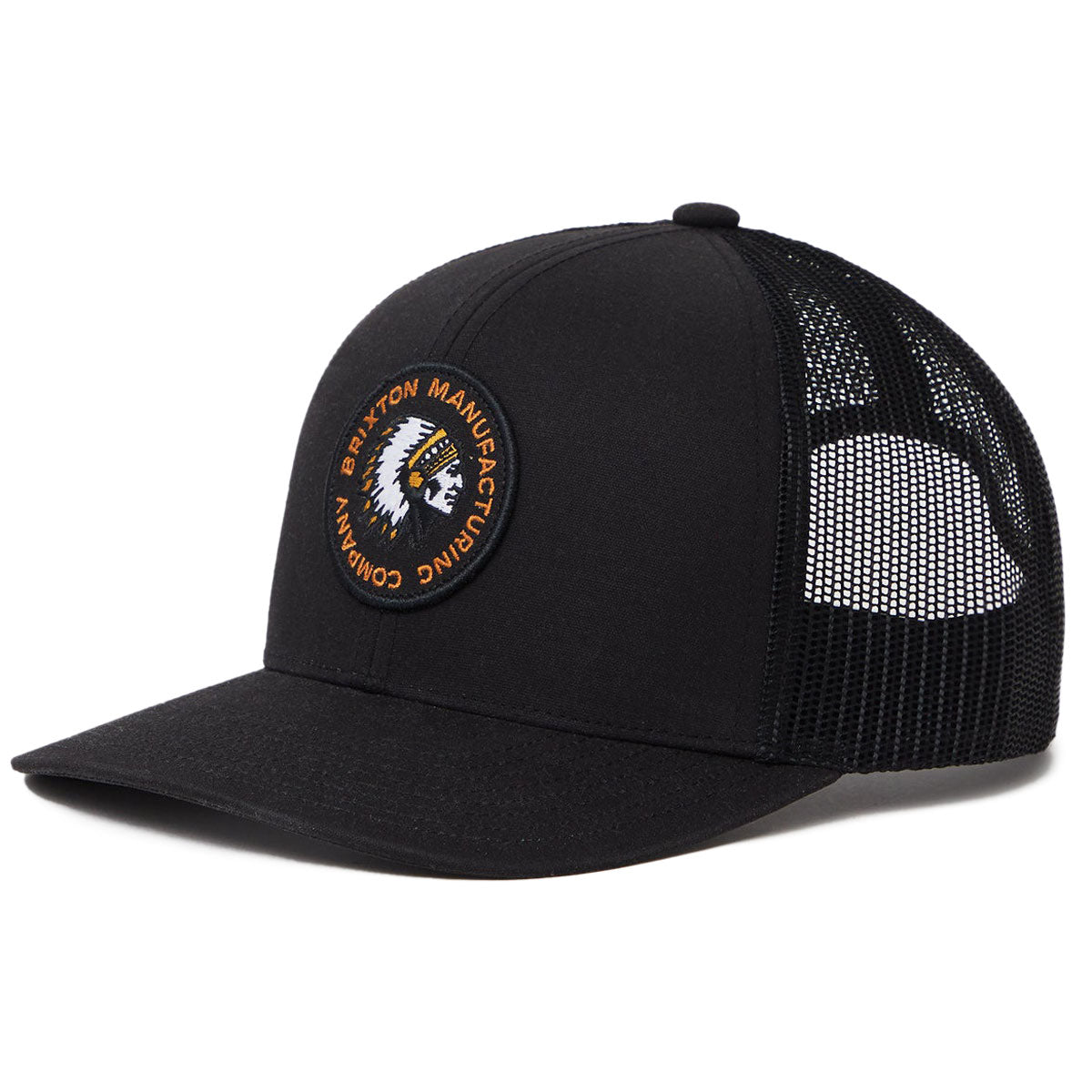 Brixton Rival Stamp X Mp Mesh Hat - Black image 1