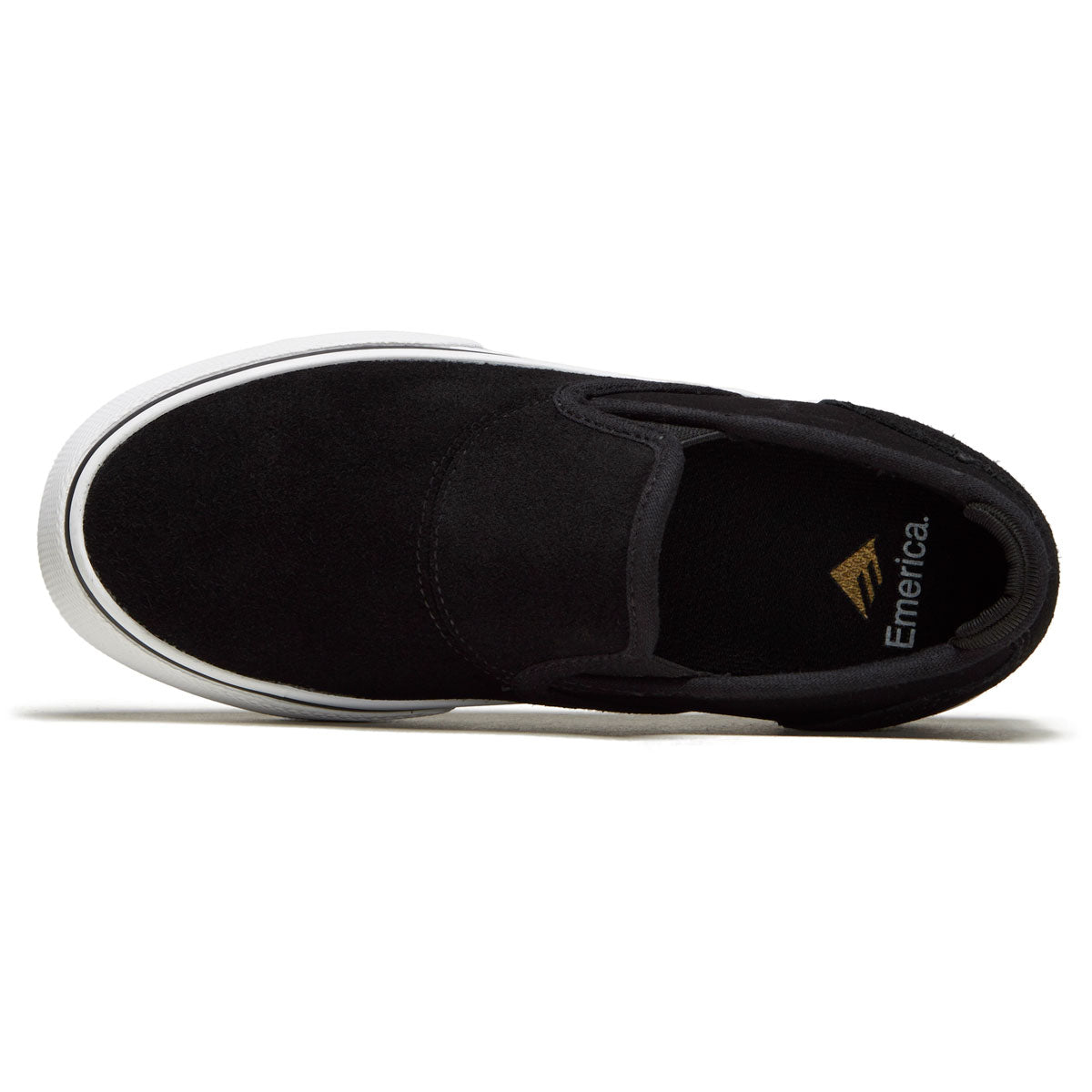 Emerica Wino G6 Slip-on Youth Shoes - Black/White image 3