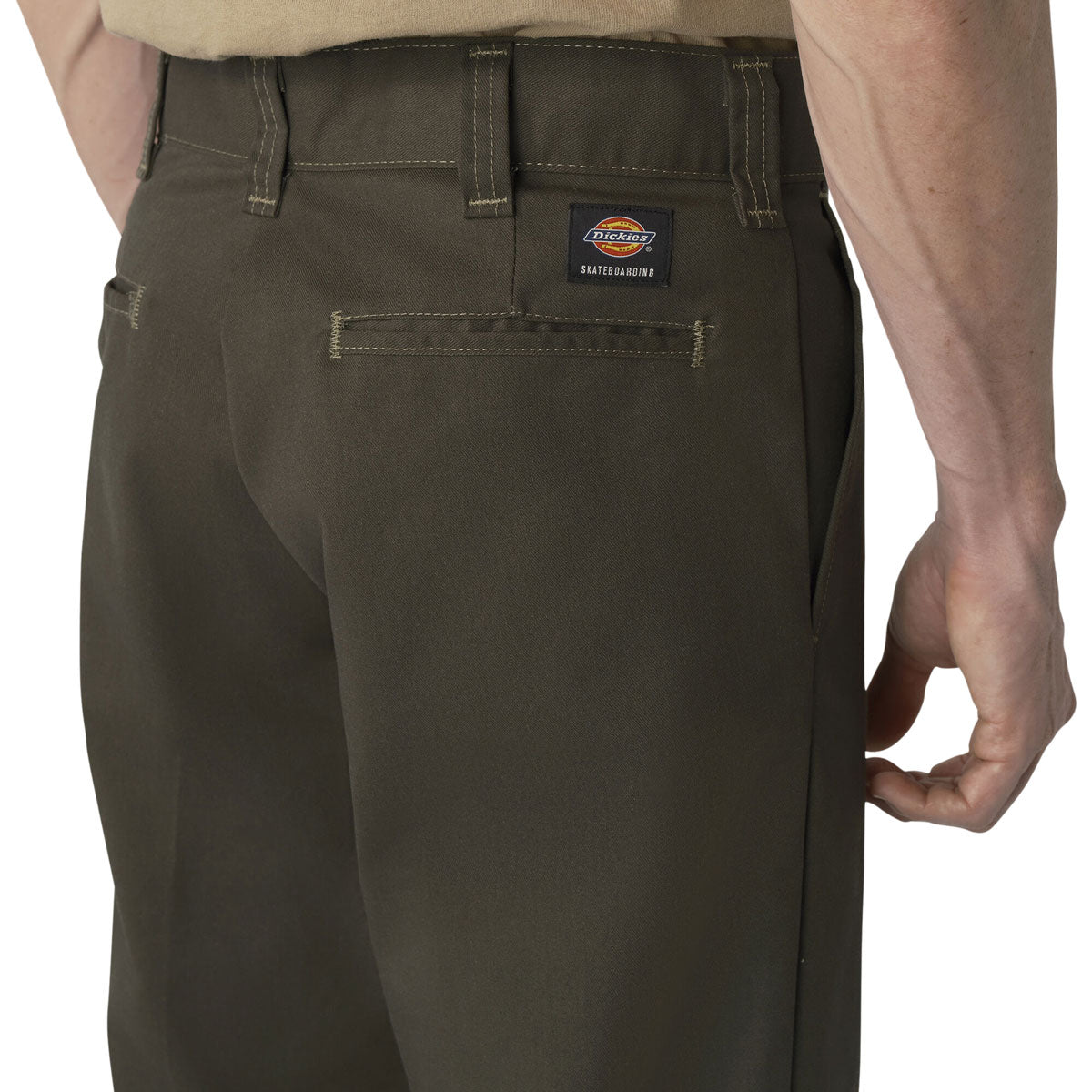 Dickies Regular Fit Double Knee Pants - Olive Green image 4