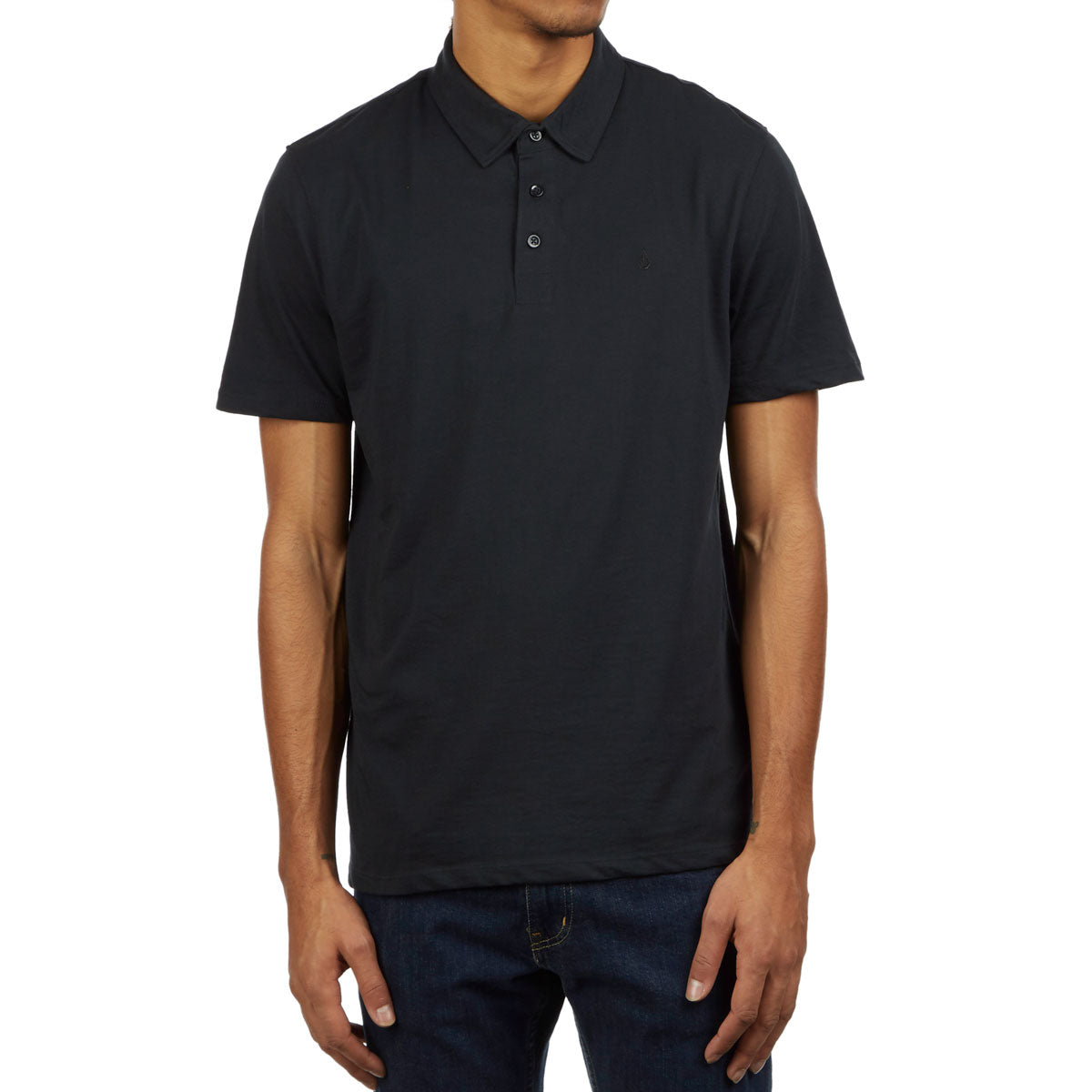 Volcom Wowzer Polo Shirt - Black image 1