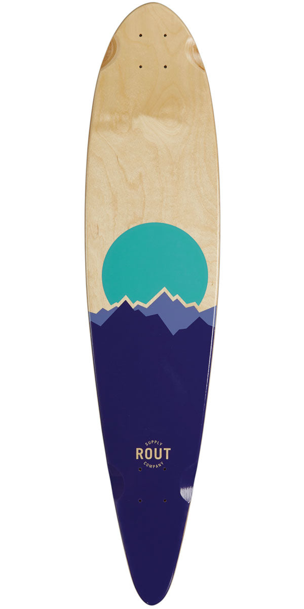 Rout Peaks Pintail Longboard Deck image 1