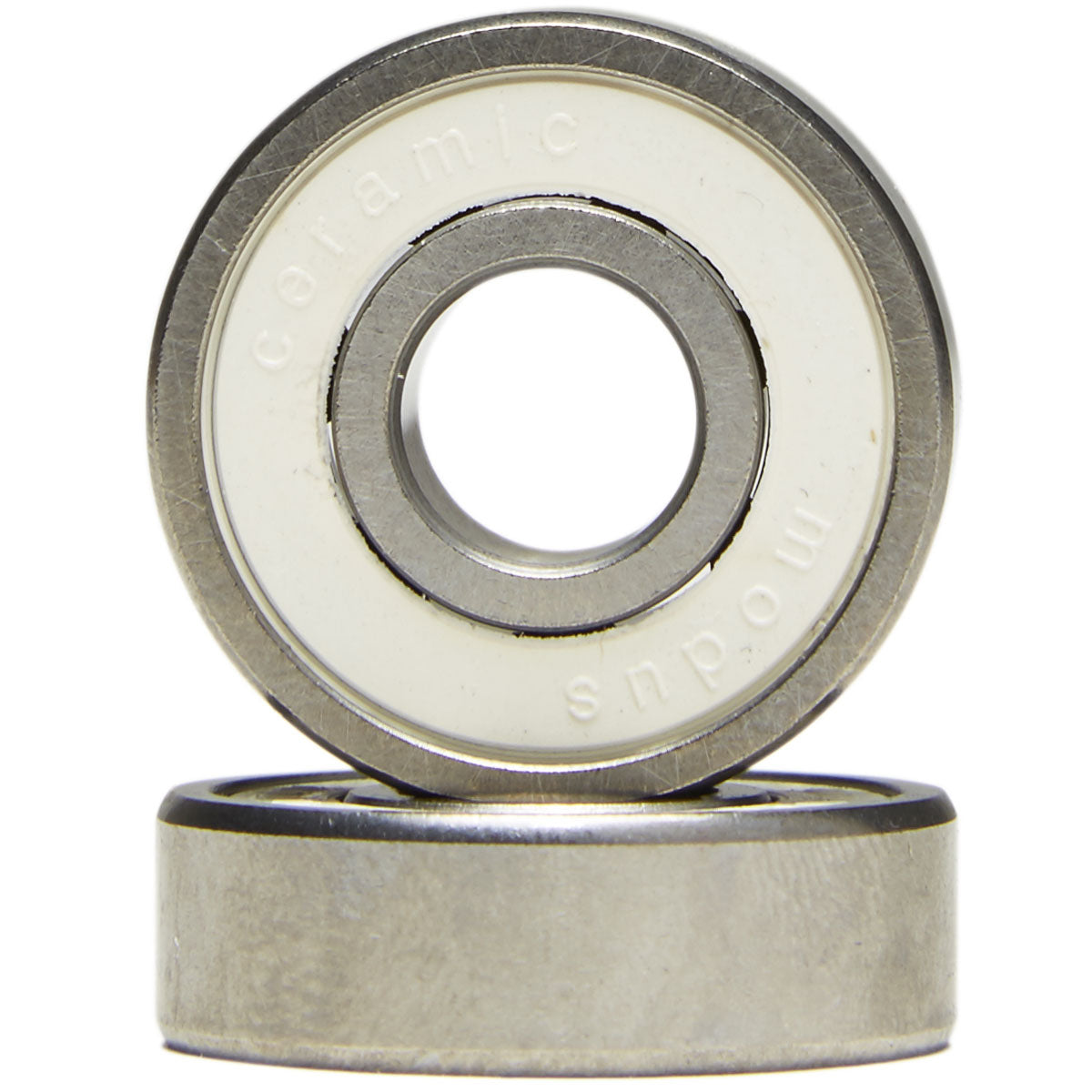 Modus Ceramic Skateboard Bearings - White image 1