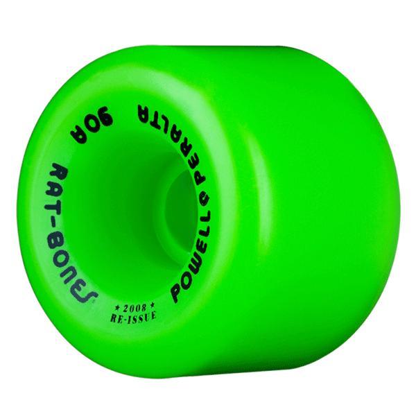 Powell Peralta Rat Bones 90A Skateboard Wheels - Green - 60mm image 1