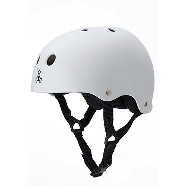 Triple Eight Sweatsaver Helmet - White Rubber image 1