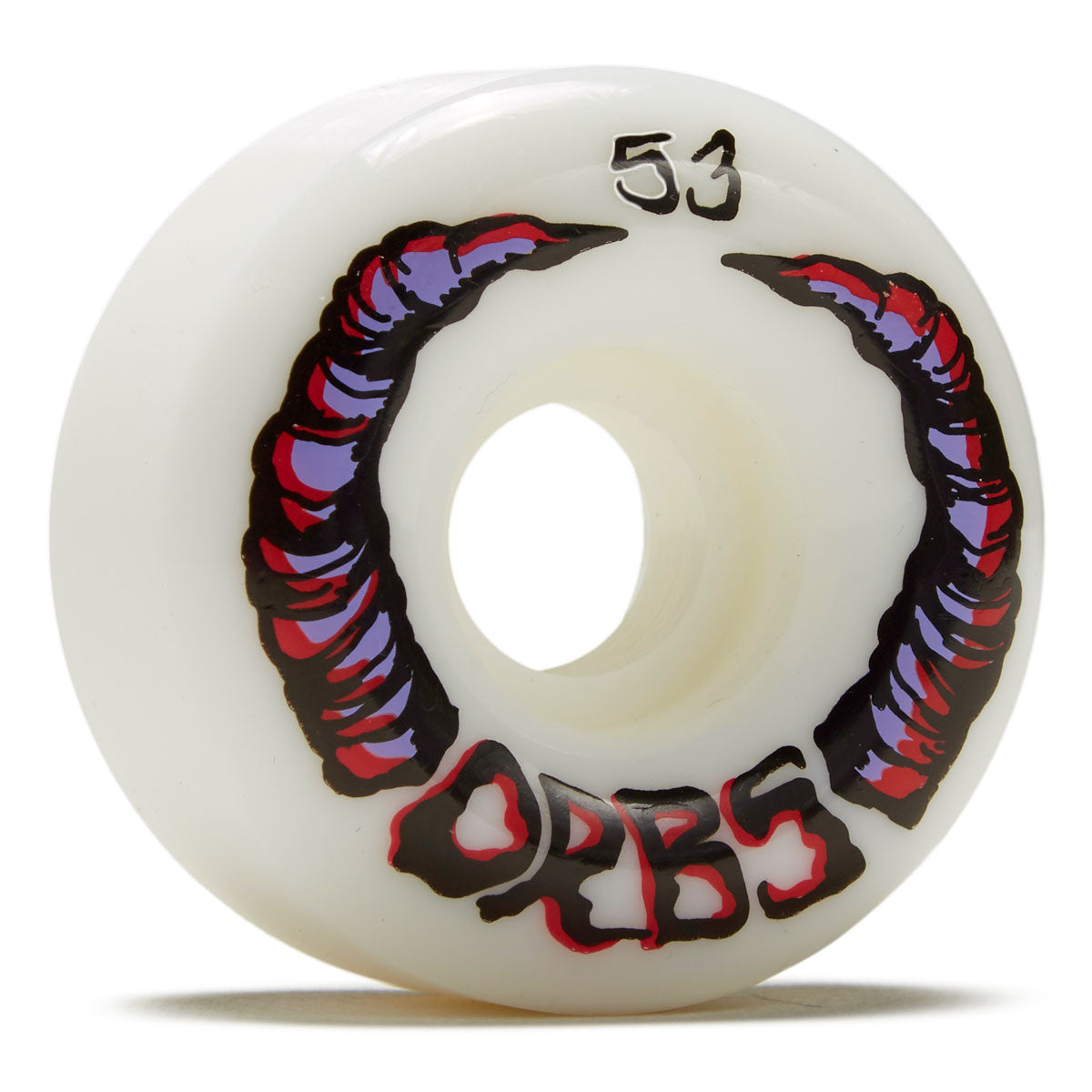 Welcome Orbs Apparitions Round 99a Skateboard Wheels - White - 53mm image 1