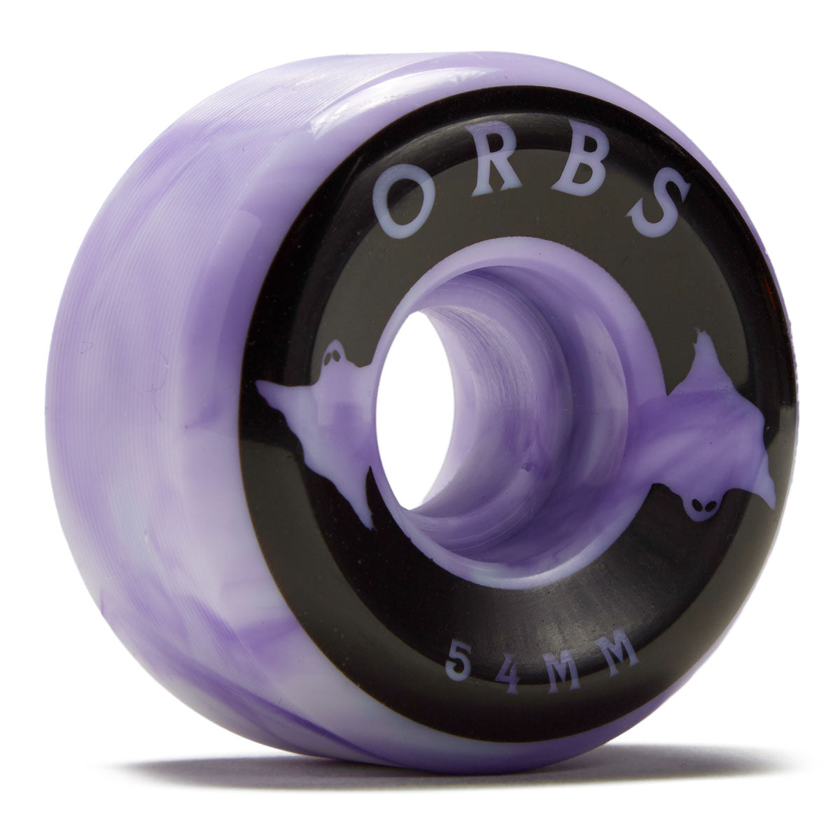 Welcome Orbs Specters Conical 99a Skateboard Wheels - Purple/White Swirl - 54mm image 1