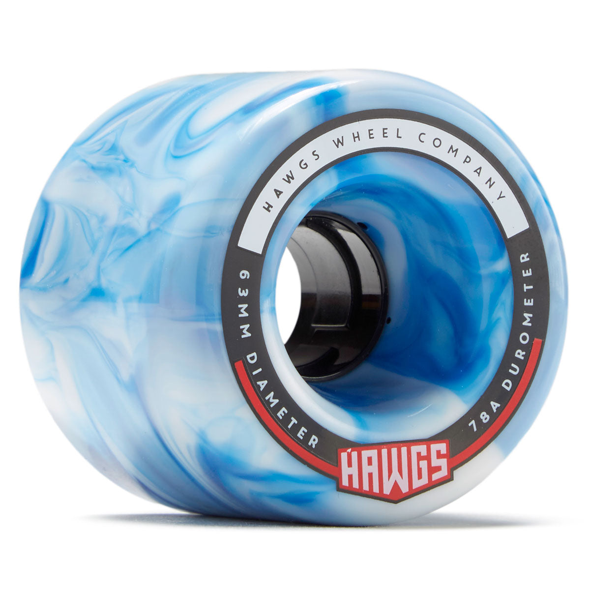 Hawgs Fatty 78a Stone Ground Longboard Wheels - Blue - 63mm image 1