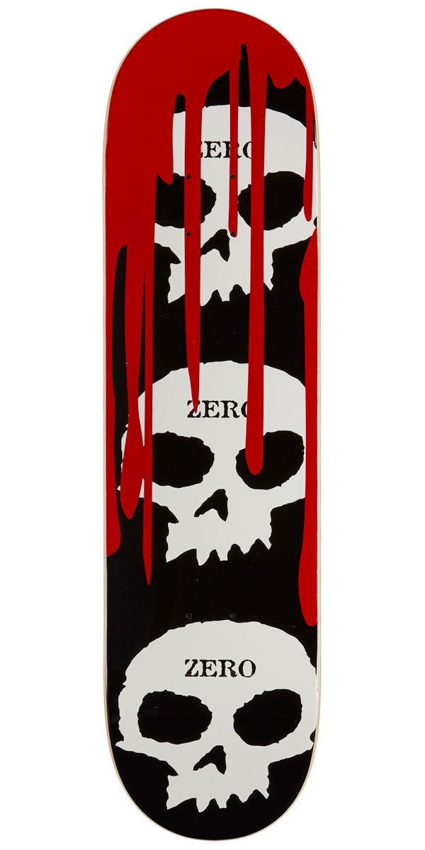 Zero 3 Skull Blood Skateboard Deck - 8.00