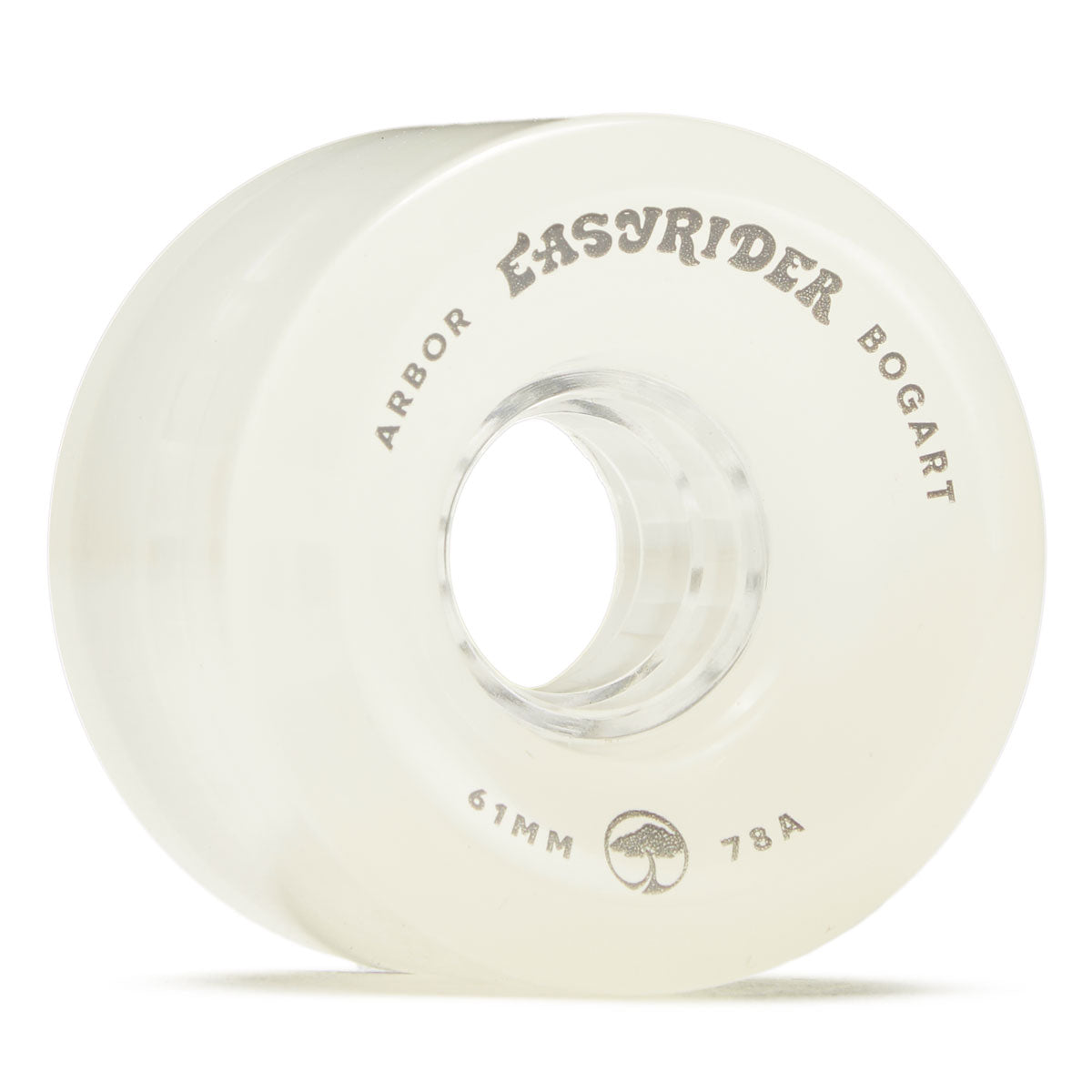 Arbor Bogart 78a Longboard Wheels - Ghost White - 61mm image 1