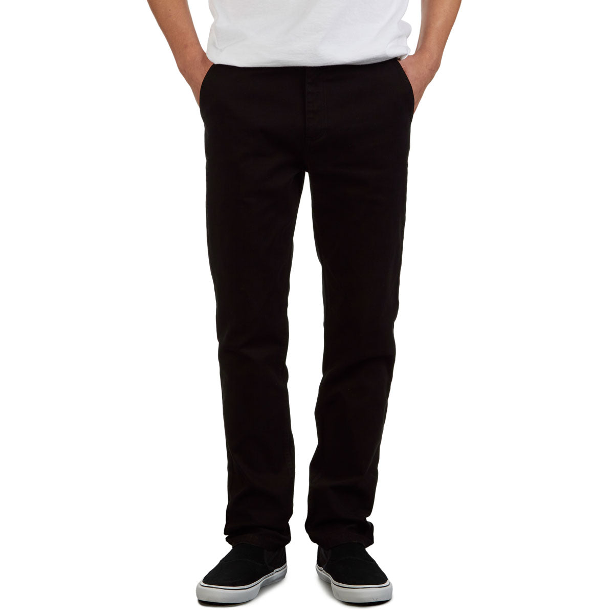 CCS Slim Stretch Chino Pants - Black image 1