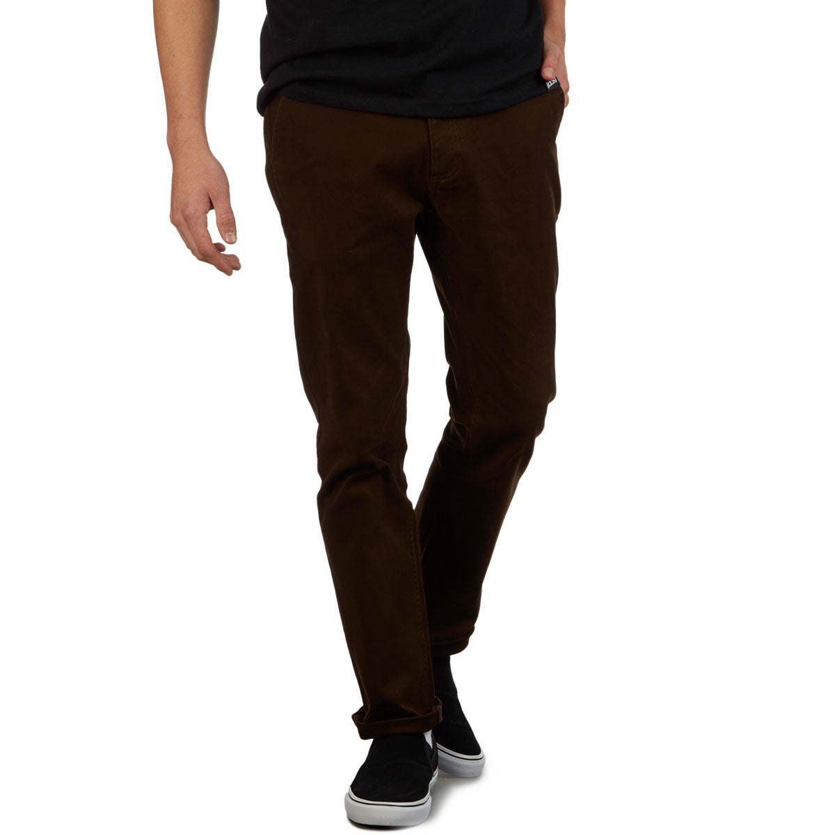 CCS Straight Stretch Chino Pants - Brown image 4