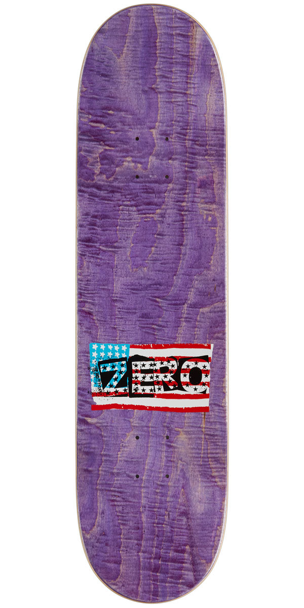 Zero American Punk Skateboard Deck - 8.25