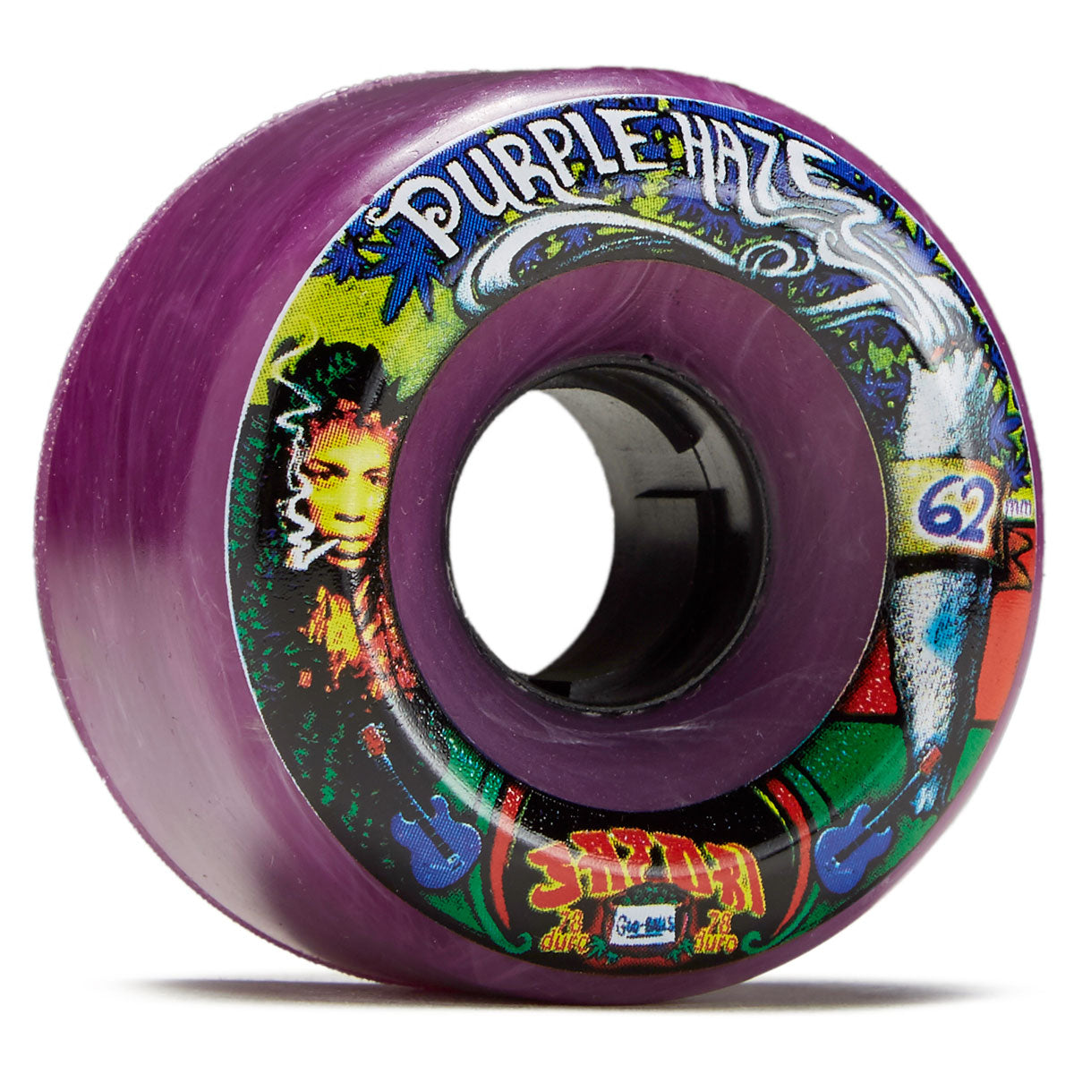 Satori Movement Purple Haze 78a Skateboard Wheels - 62mm image 1