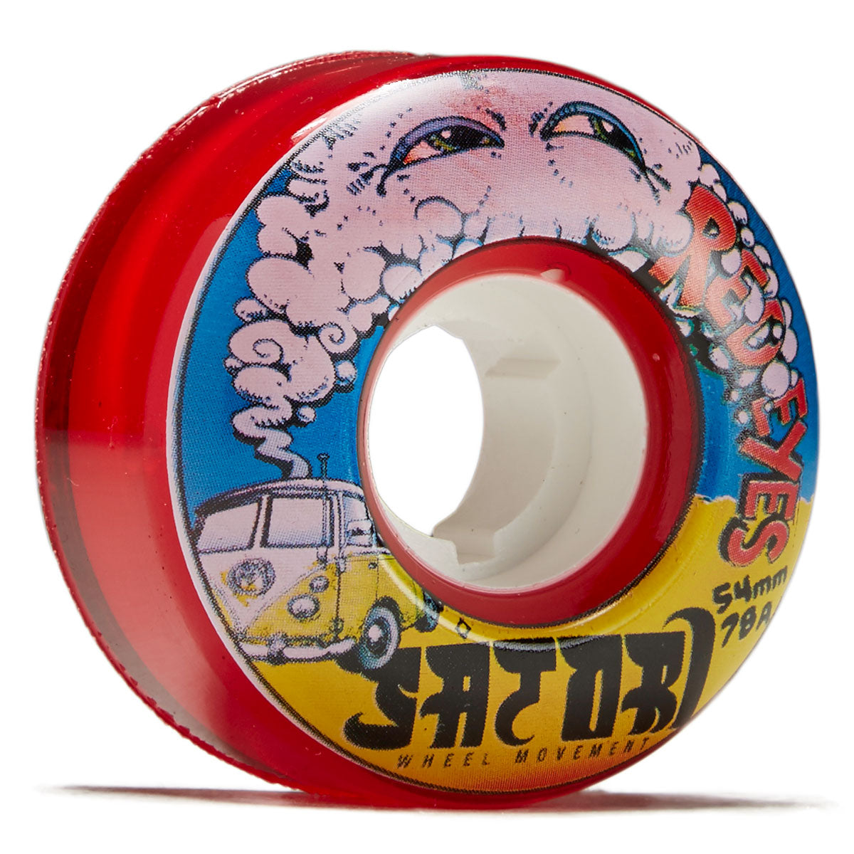 Satori Movement Red Eye Cruiser 78a Skateboard Wheels - 54mm image 1