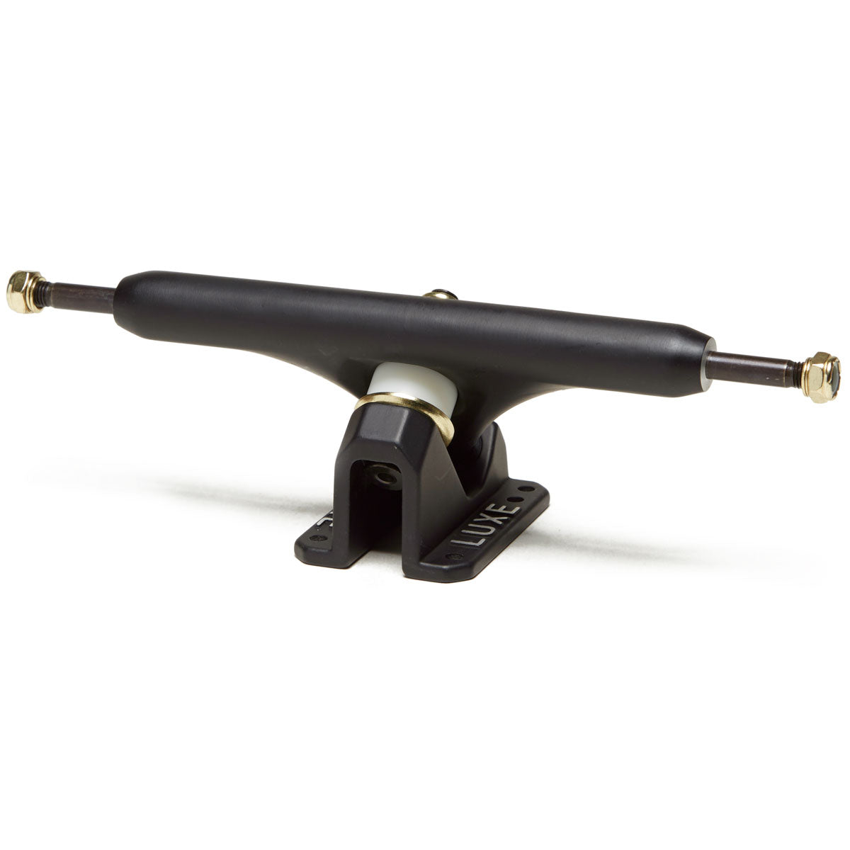 Luxe Lite 180mm Hollow Kingpin Longboard Trucks - Matte Black image 2