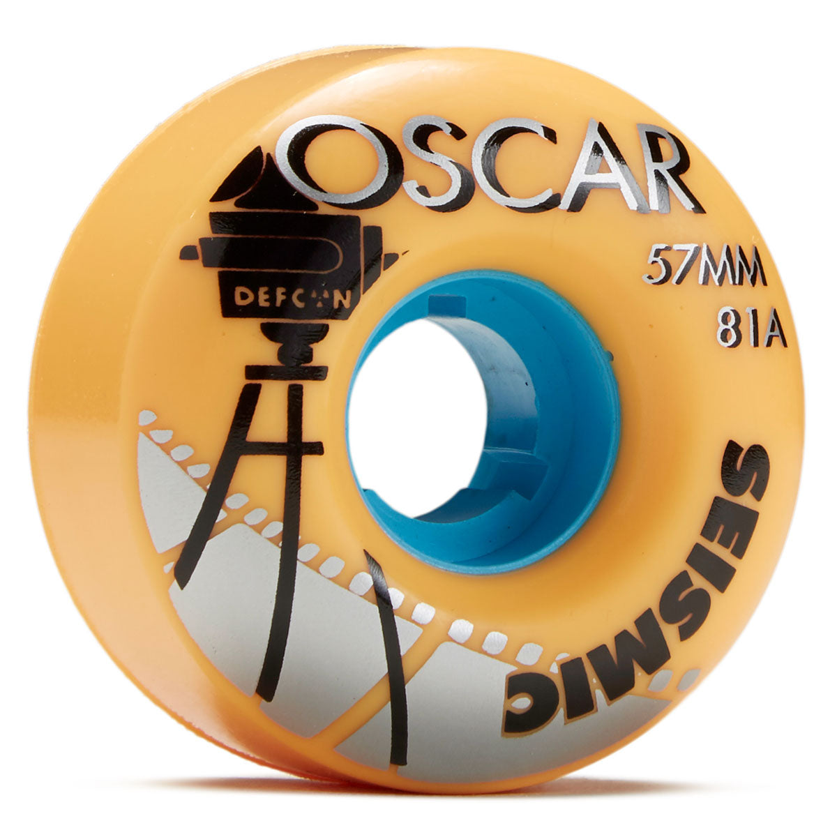 Seismic Oscar 81a Longboard Wheels - Mango - 57mm image 1