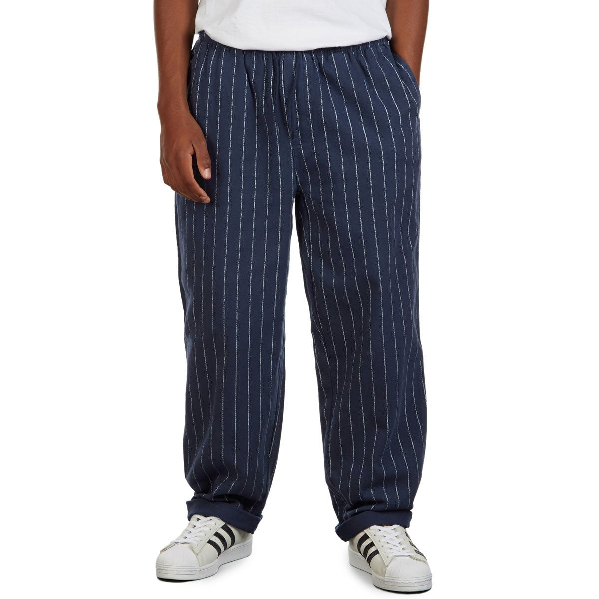 CCS Easy Twill Pants - Navy Pinstripe image 4