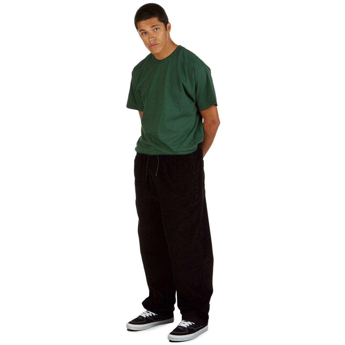 CCS Easy Corduroy Pants - Black image 1