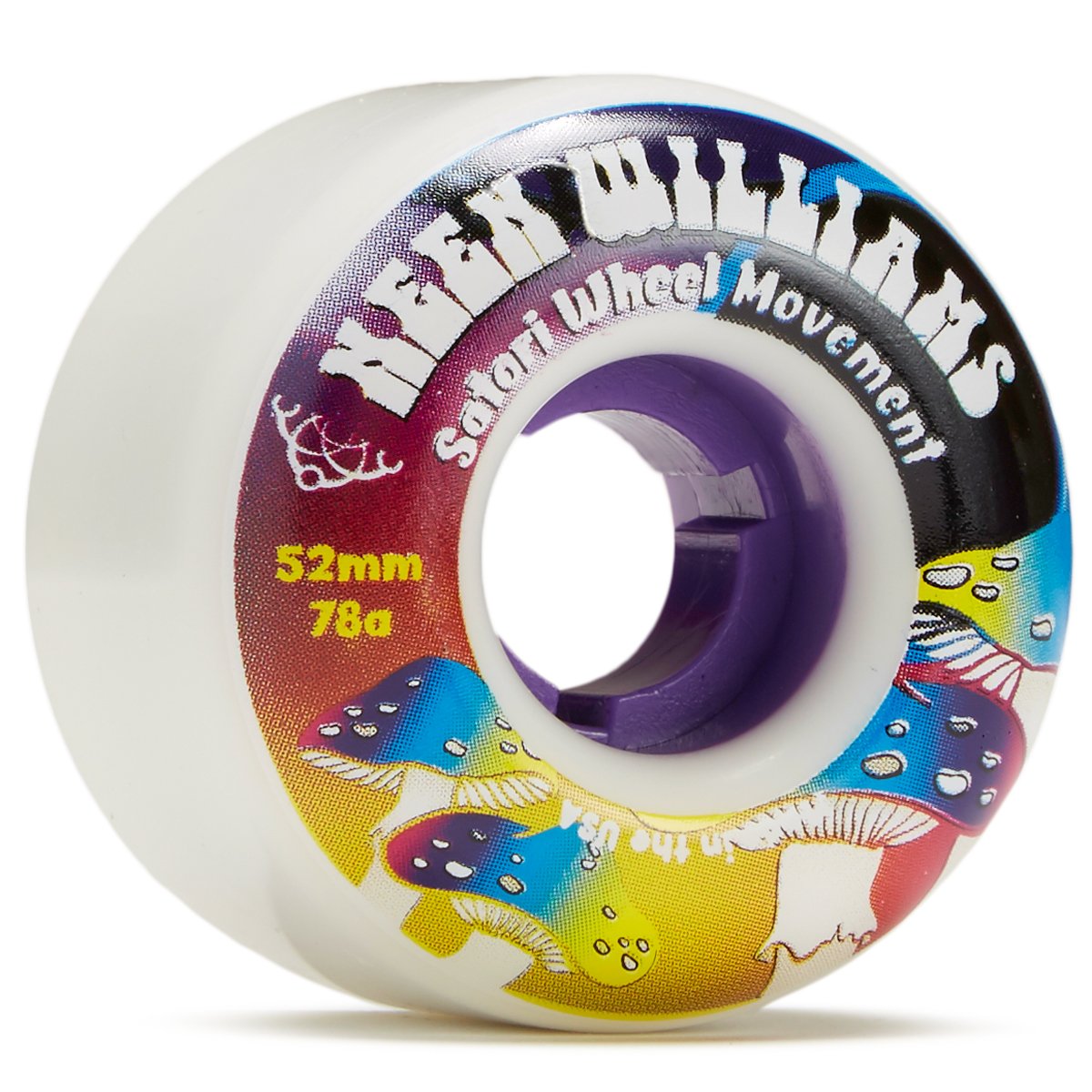 Satori Movement Neen Williams Mushroom Cruiser 78a Skateboard Wheels - 52mm image 1