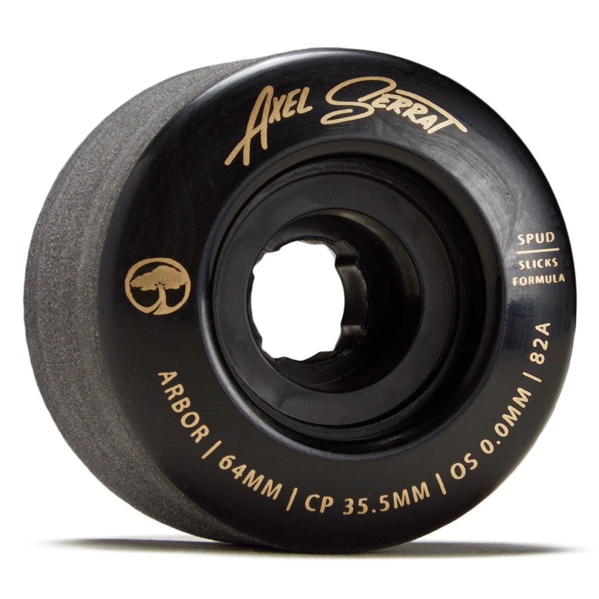 Arbor Spud Axel Serrat 82a Longboard Wheels - Black - 64mm image 1