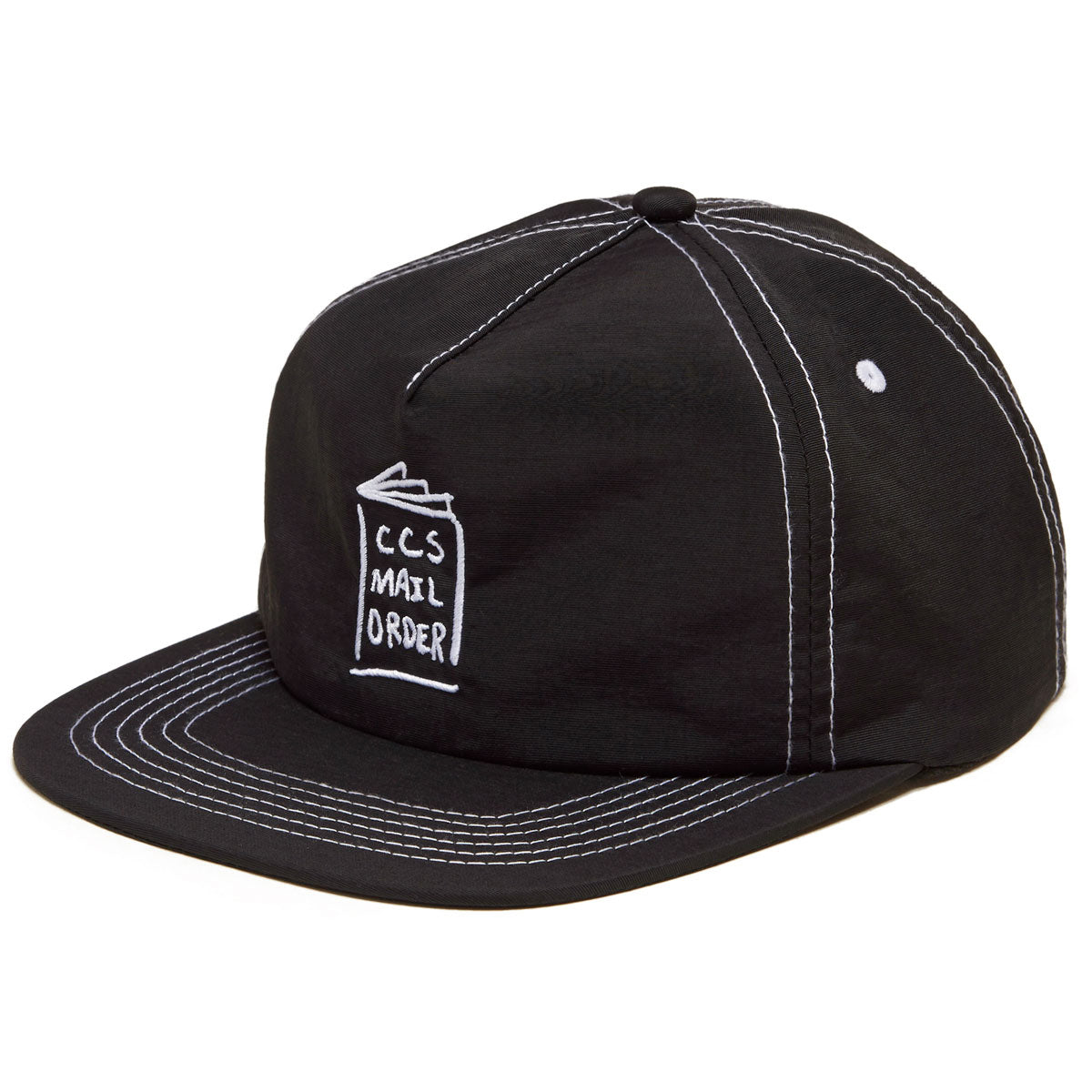 CCS Catalog Sketch Snapback Hat - Black image 1