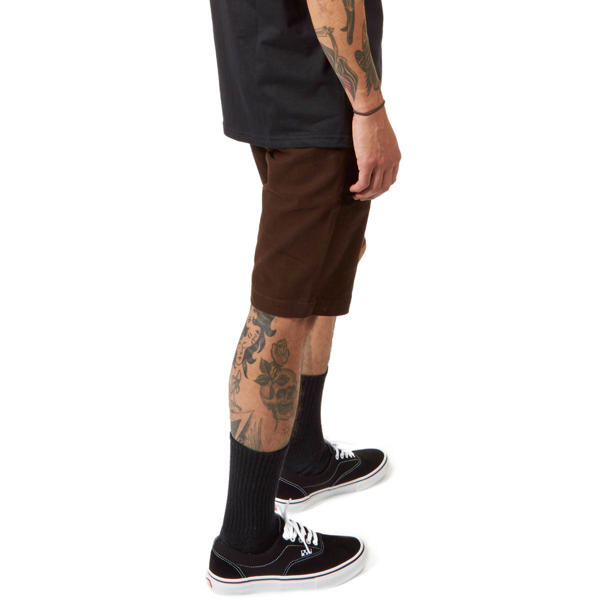 CCS Stretch Chino Shorts - Chocolate image 3