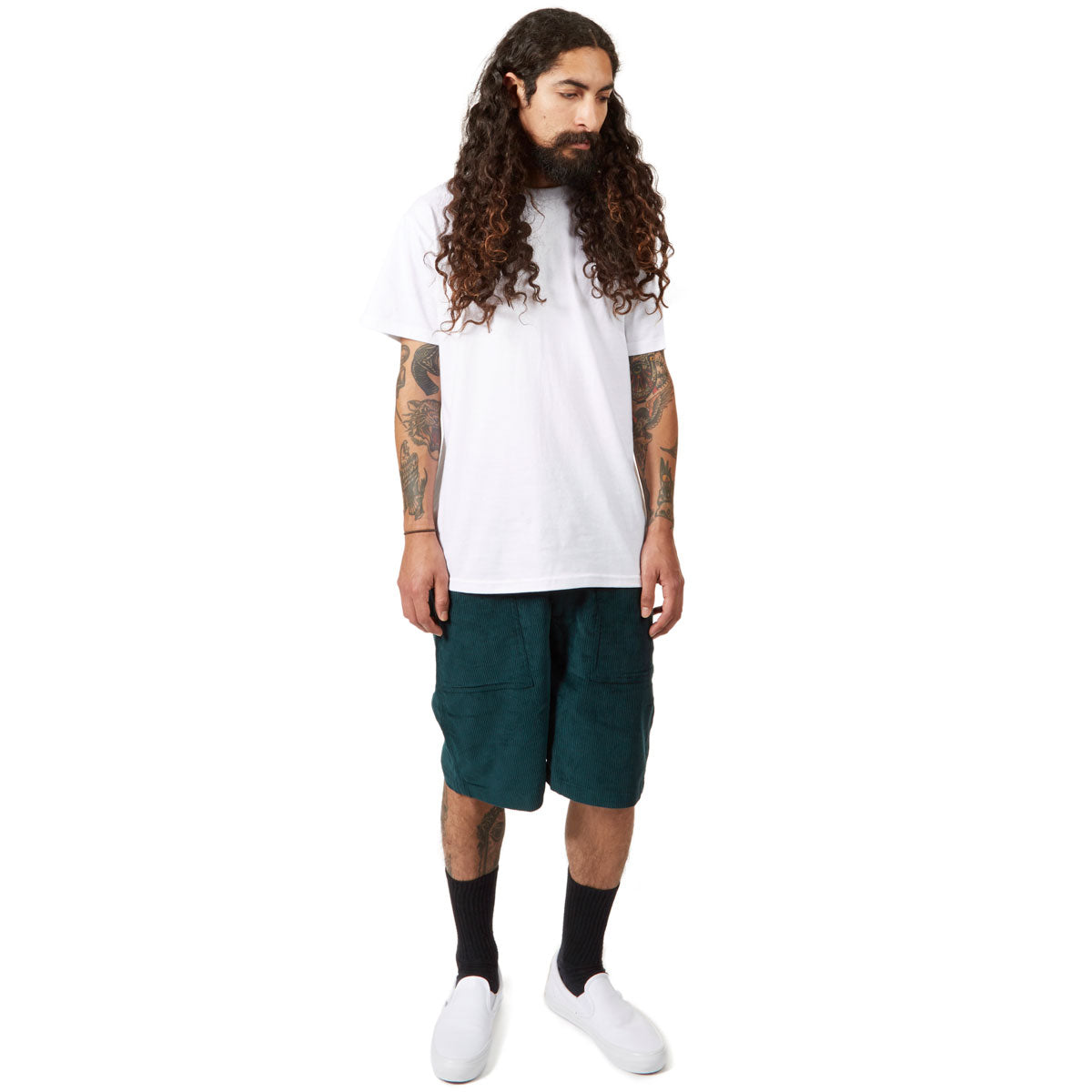 CCS Trail Mix Corduroy Shorts - Emerald image 2