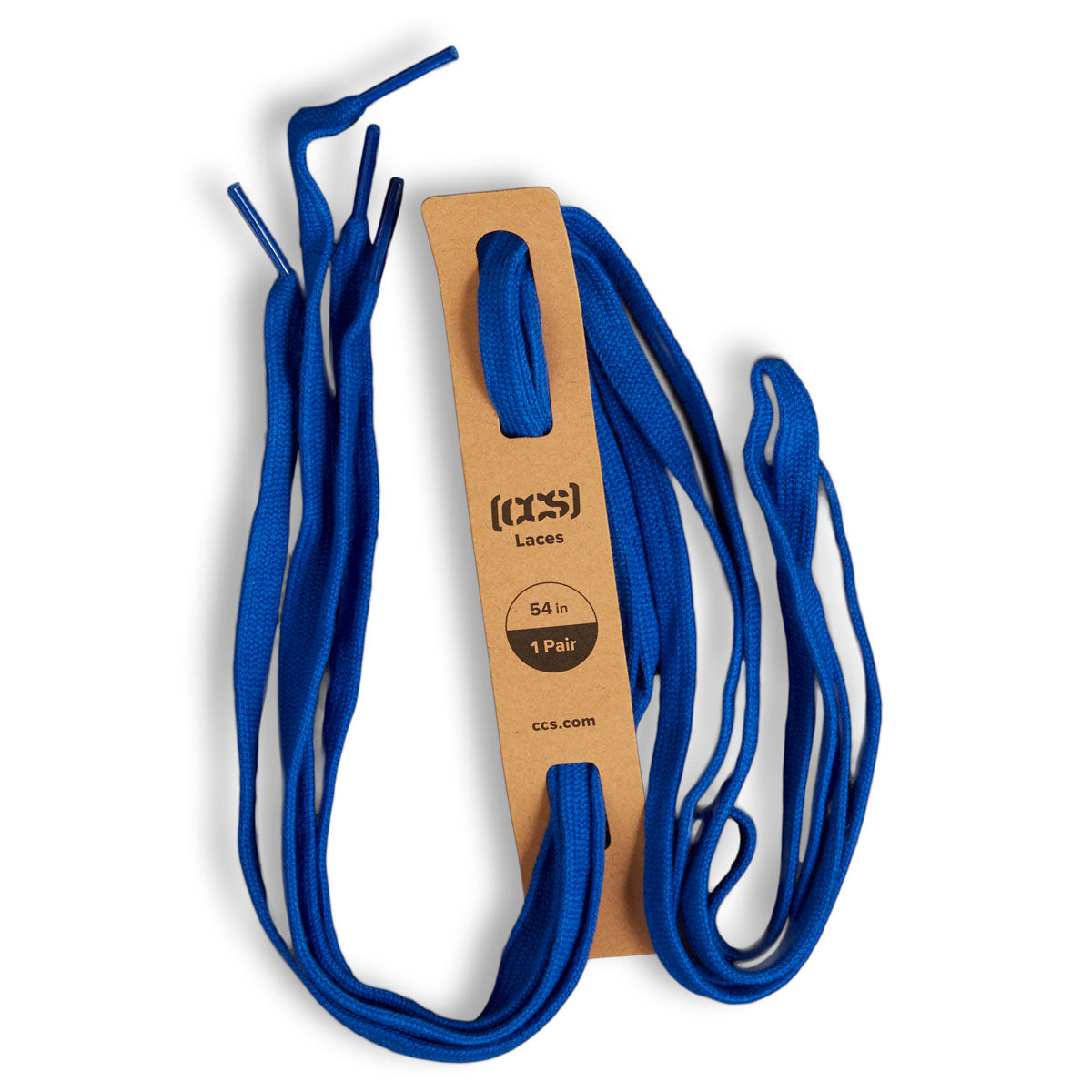 CCS Flat Lace Shoelaces - Royal - 54