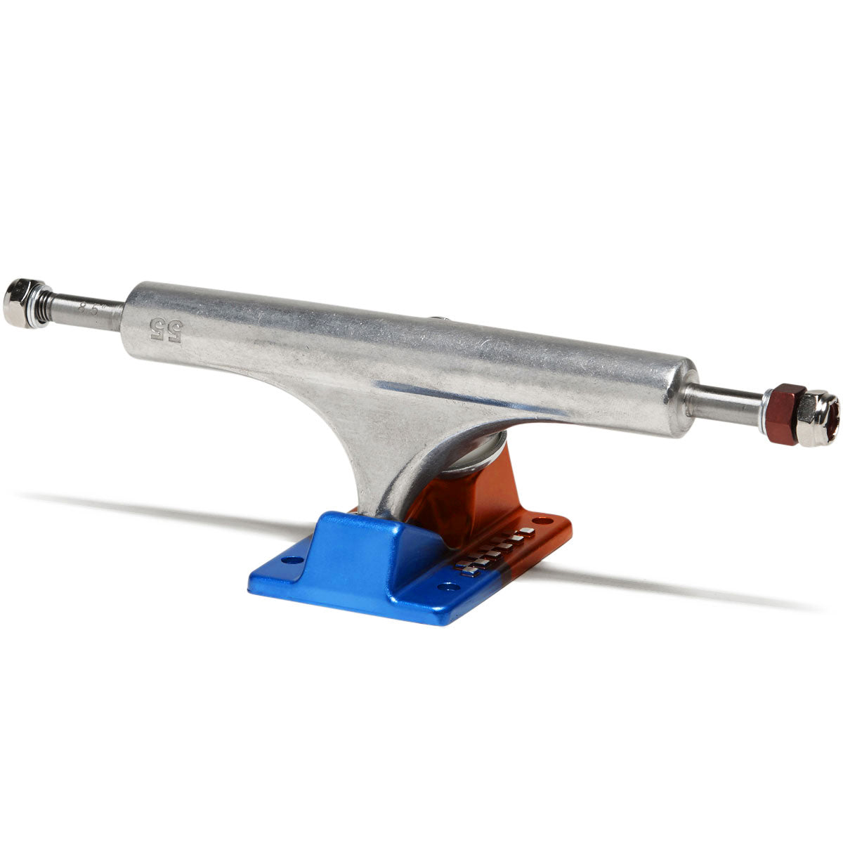 Ace AF1 Skateboard Trucks - Anodized Blue Orange/Polished - 55 image 1