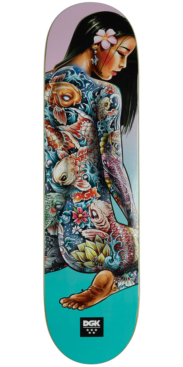 DGK Koi Skateboard Deck - Multi - 8.25