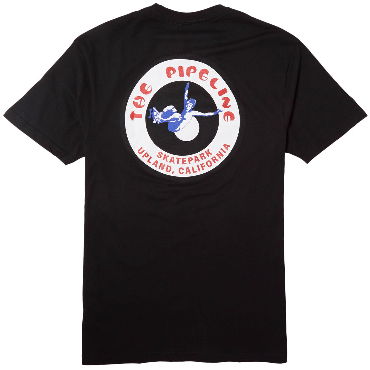 45RPM Vintage Pipeline Skatepark T-Shirt - Black image 1