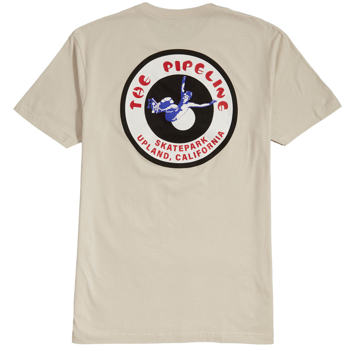 45RPM Vintage Pipeline Skatepark T-Shirt - Tan image 1