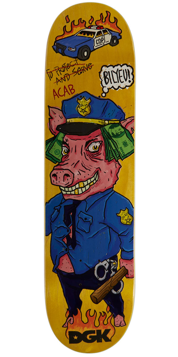 DGK Protect And Serve Bilyeu Skateboard Deck - 8.06