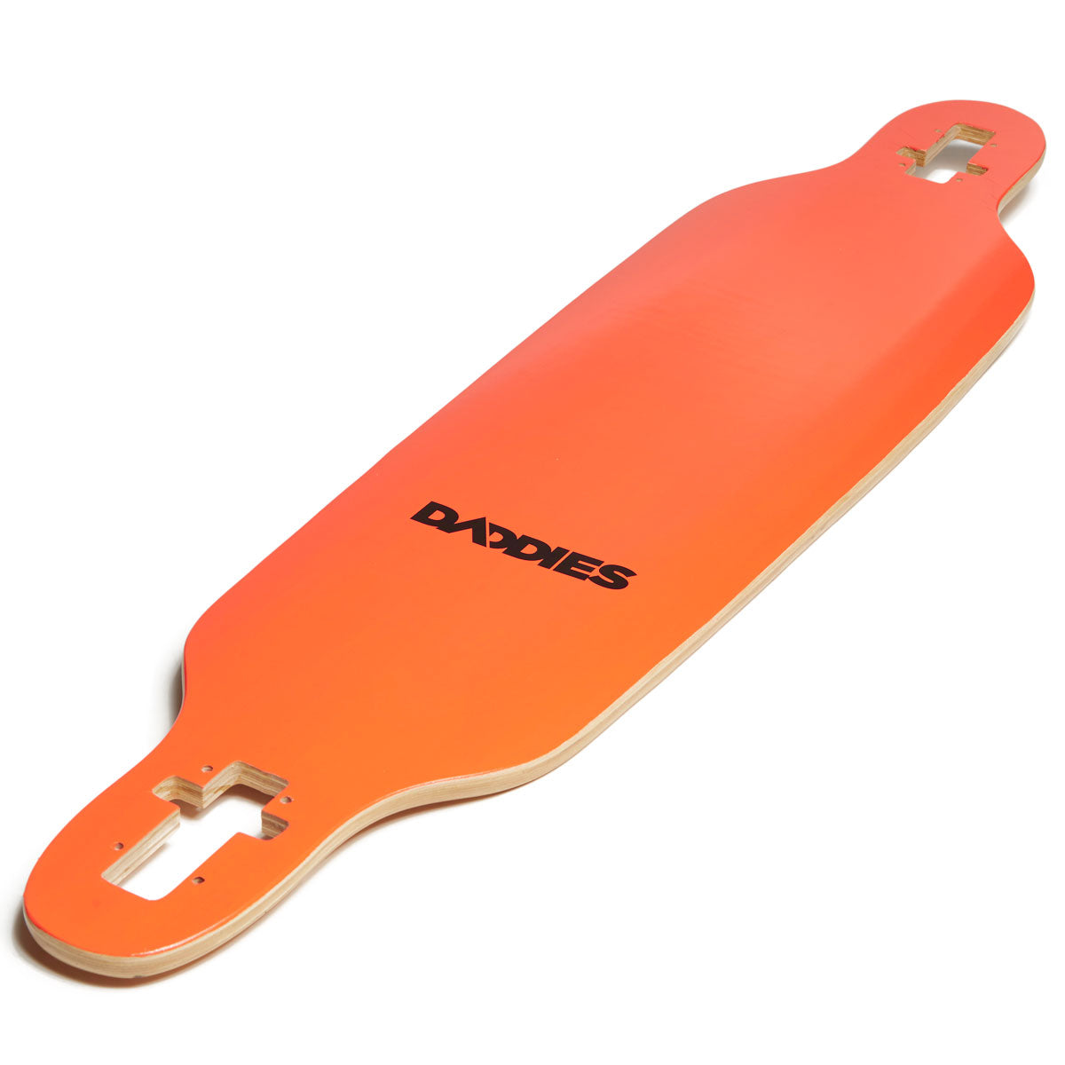 Daddies Logo Drop-Thru Longboard Deck - Orange image 4