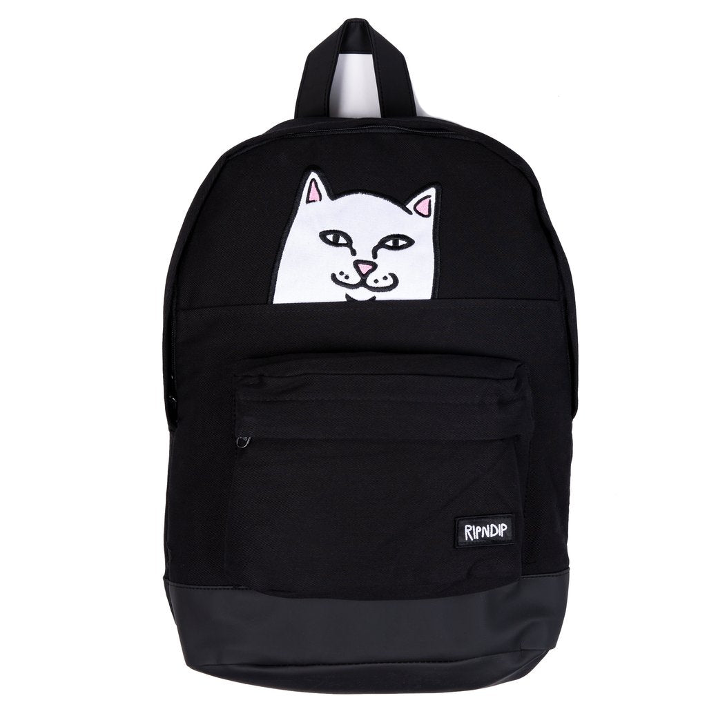 RIPNDIP Lord Nermal Velcro Hands Backpack - Black image 1