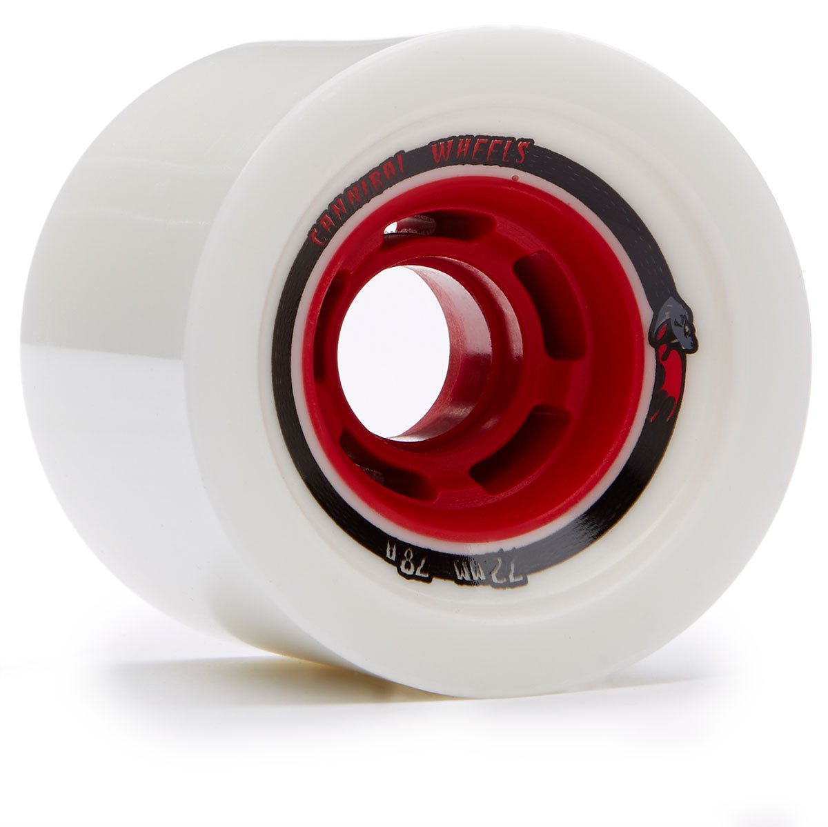 Venom Cannibal Longboard Wheels 72mm 78a Red Core image 1