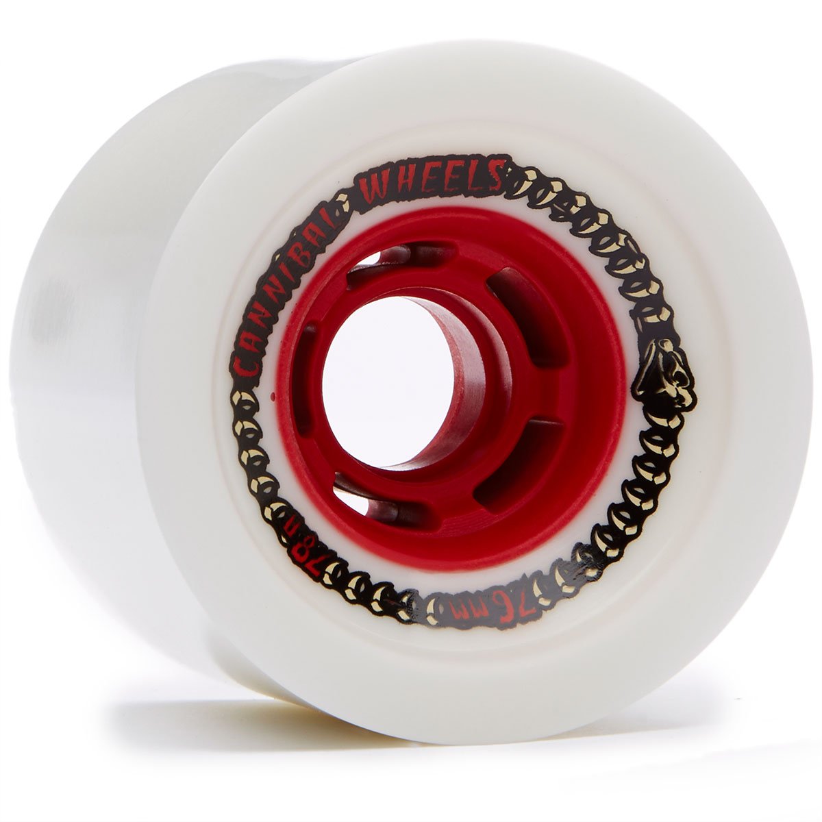 Venom Cannibal Longboard Wheels 76mm 78a Red Core image 1