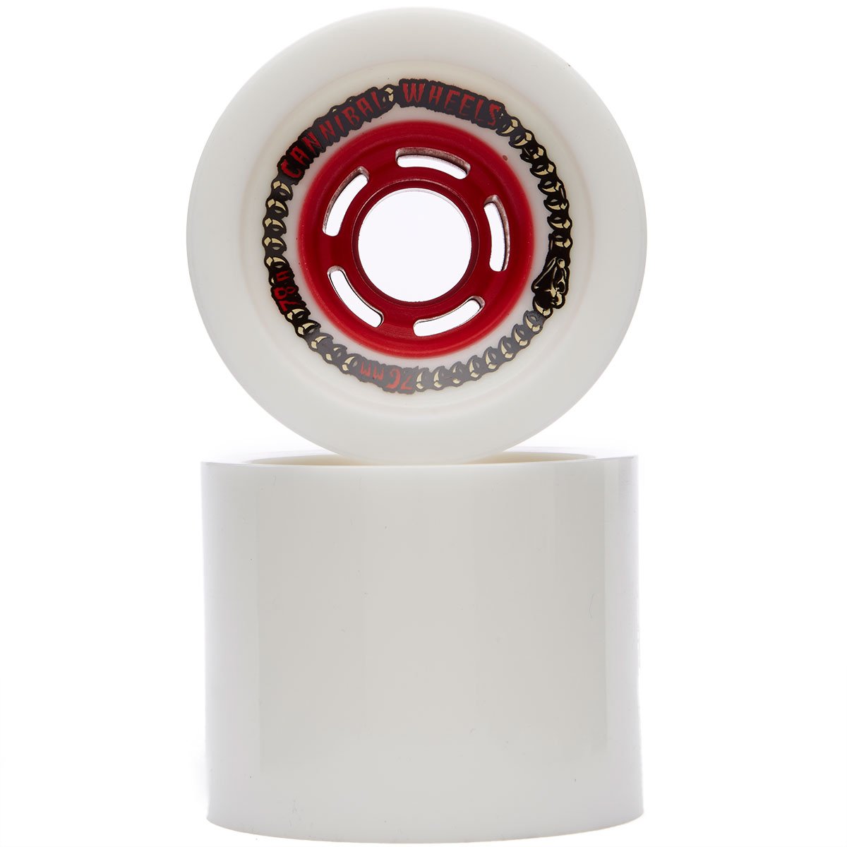 Venom Cannibal Longboard Wheels 76mm 78a Red Core image 2