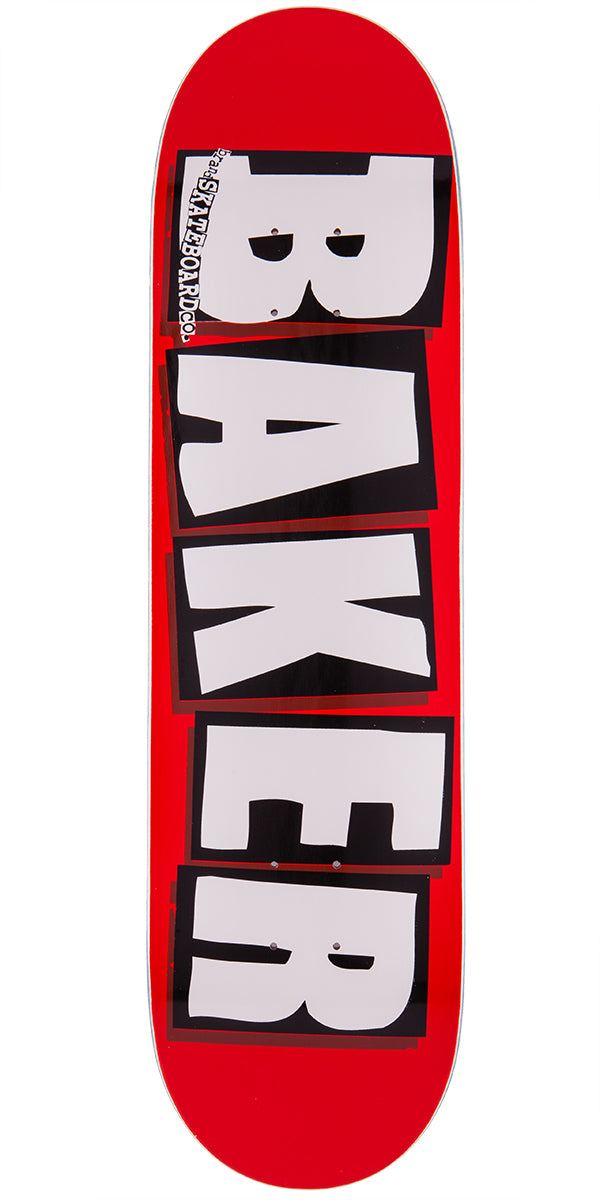 Baker Brand Logo Skateboard Deck - White - 7.56