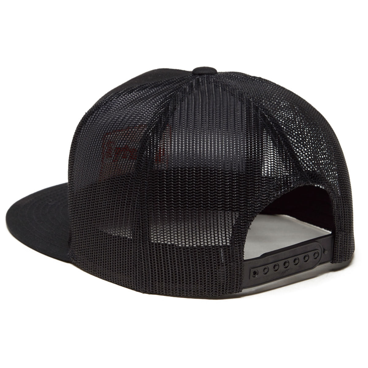 Shorty's OG Logo Mesh Snapback Hat - Black image 2