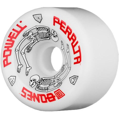 Powell Peralta G Bones 97A Skateboard Wheels - White - 64mm image 1