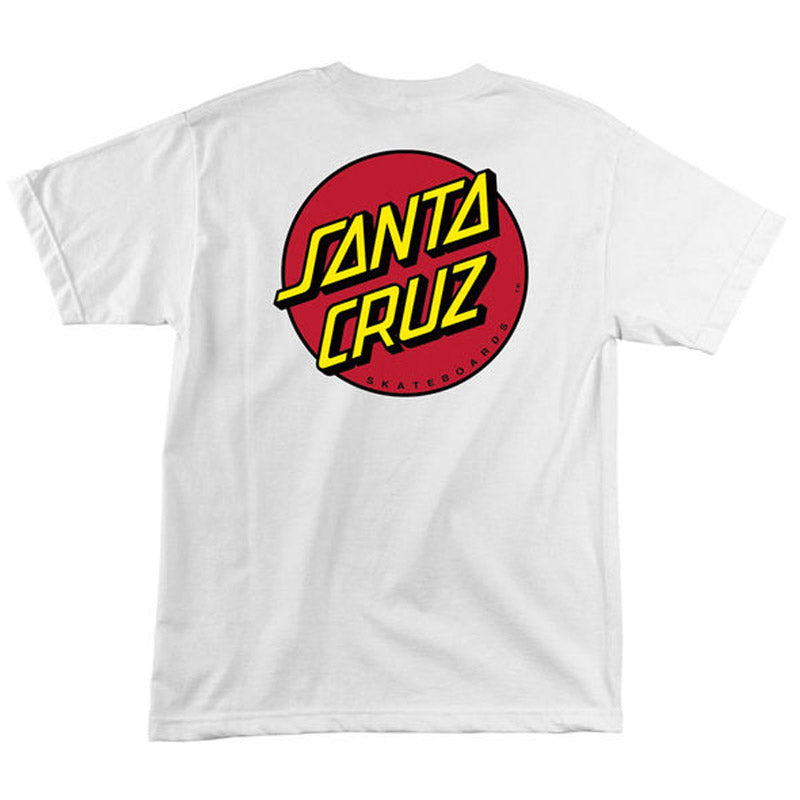 Santa Cruz Classic Dot T-Shirt - White image 1