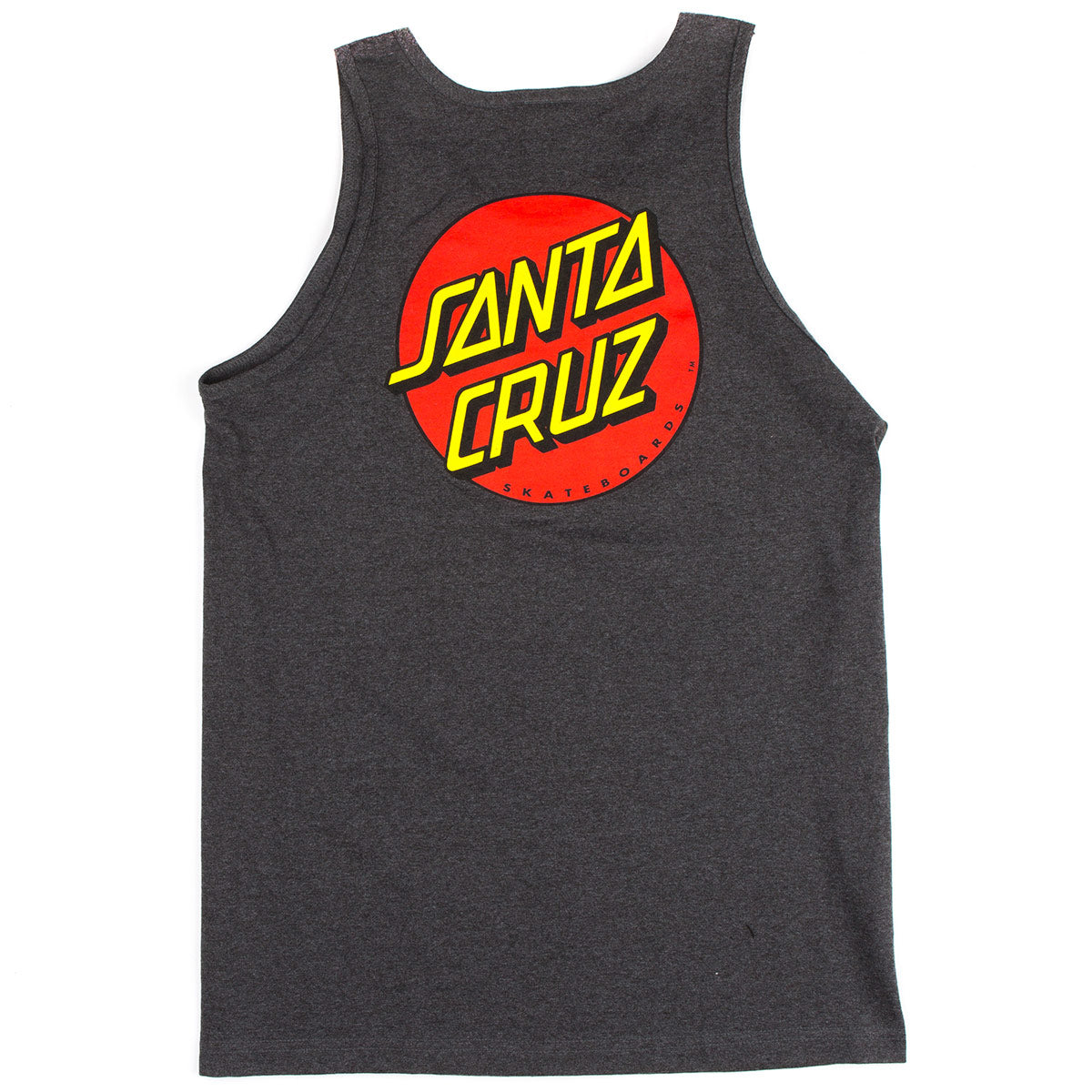 Santa Cruz Classic Dot Tank Top - Charcoal Heather image 2