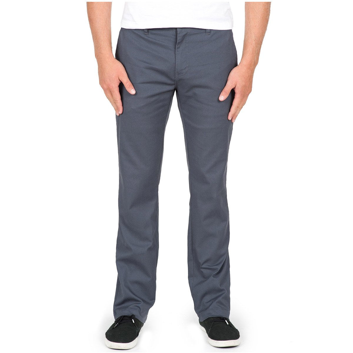 Volcom Frickin Modern Stretch Chino Pants - Charcoal image 2